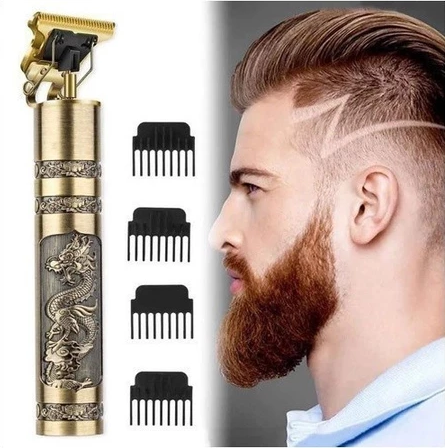 KIT cuidados masculinos - Barbeador e aparador de pelos Maquina cortar cabelo dragão