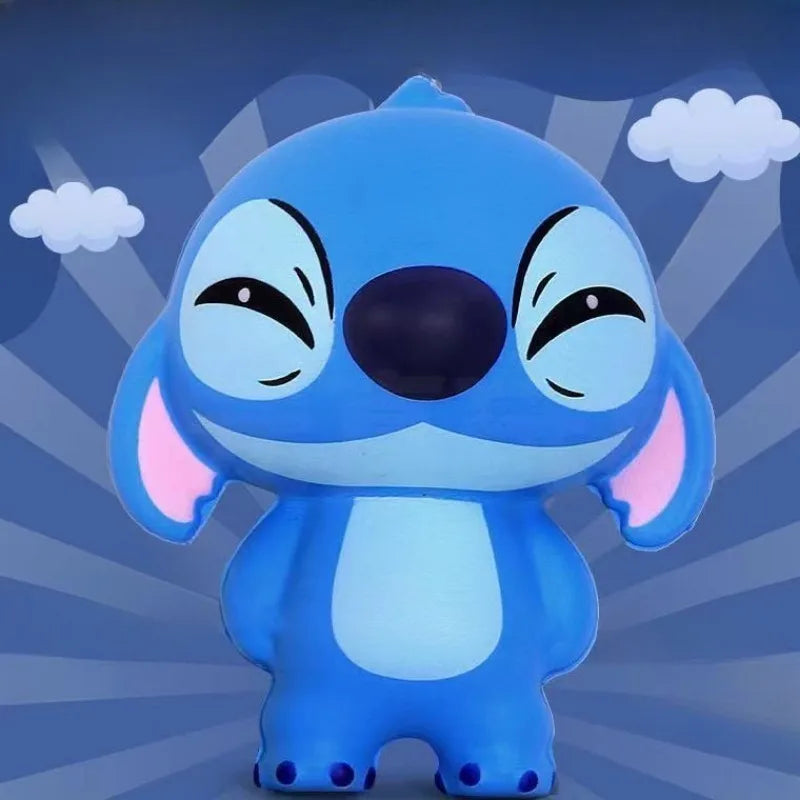 Brinquedo de Descompressão Disney Stitch - Modelo Stitch, Boneca de Descompressão Macia com Retorno Lento, Brinquedo de Figura Infantil de Desenho Animado, Presente Terapêutico.