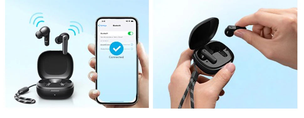 Fones de Ouvido Sem Fio Soundcore by Anker P20i, 30h de Duração, Fones Bluetooth Sem Fio