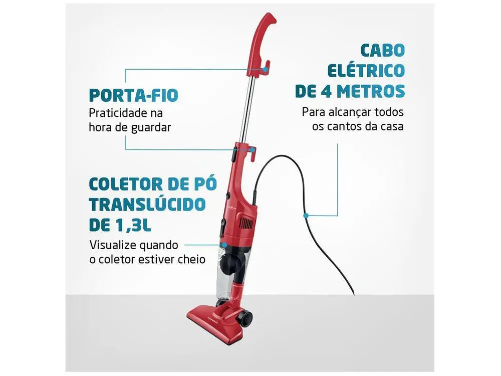 Aspirador de Pó Mondial 1100W Turbo Cycle - 110V 2 em 1