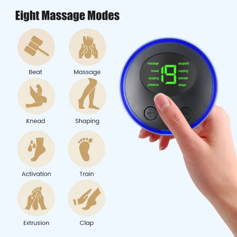Tapete Massageador Elétrico Para Pés, Fisioterapia Relaxamento Muscular de Pés Recarregável