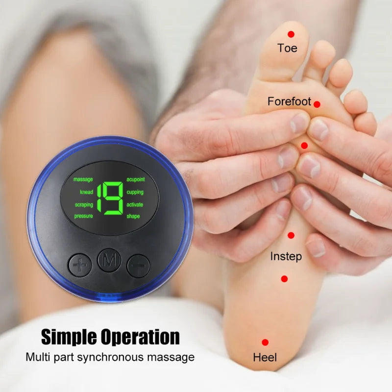 Tapete Massageador Elétrico Para Pés, Fisioterapia Relaxamento Muscular de Pés Recarregável