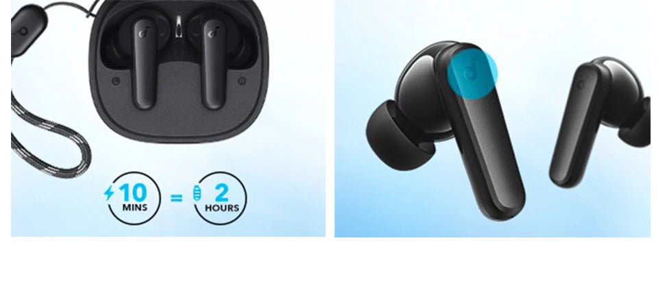 Fones de Ouvido Sem Fio Soundcore by Anker P20i, 30h de Duração, Fones Bluetooth Sem Fio