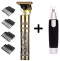 KIT cuidados masculinos - Barbeador e aparador de pelos Maquina cortar cabelo dragão