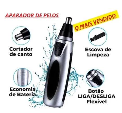 KIT cuidados masculinos - Barbeador e aparador de pelos Maquina cortar cabelo dragão