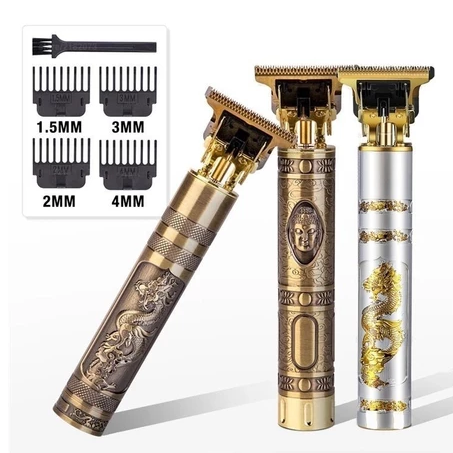 KIT cuidados masculinos - Barbeador e aparador de pelos Maquina cortar cabelo dragão