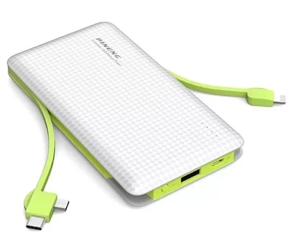 Carregador Portátil Power Bank 10000mah com 3 Saídas v8 iphone e type-c KD-956