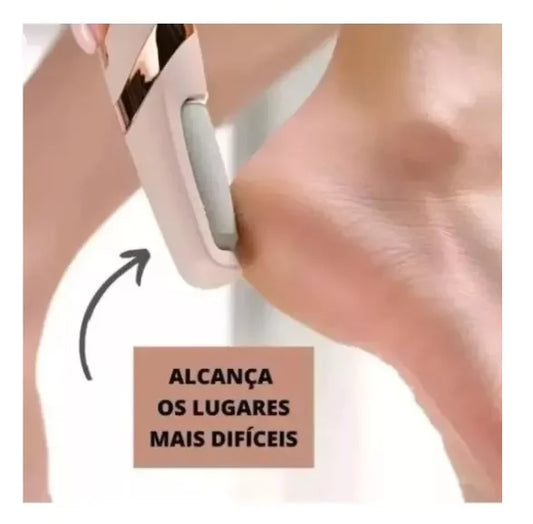 Lixa Lixadeira Elétrica De Pé, Recarregável Gira 360° Conveniente