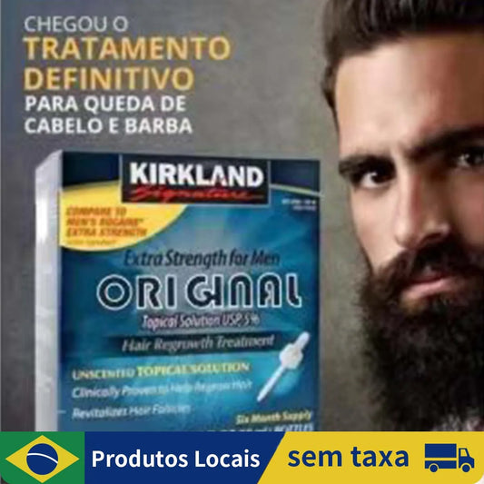 Solução para cuidados com cabelo e barba 60ml