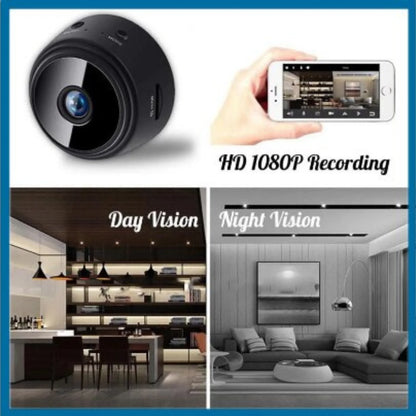 Câmera A9 HD 720P com Visão Noturna e Wifi - Mini Câmera Sem Fio para Vigilância