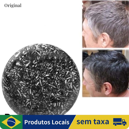 Cabelo branco reparação cor do cabelo + condicionador natural, anti perda de cabelo, 60g