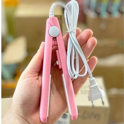 Mini chapinha prancha portátil de bolsa viagem bivolt