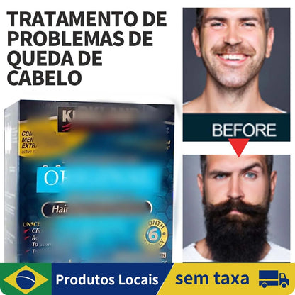 Solução para cuidados com cabelo e barba 60ml