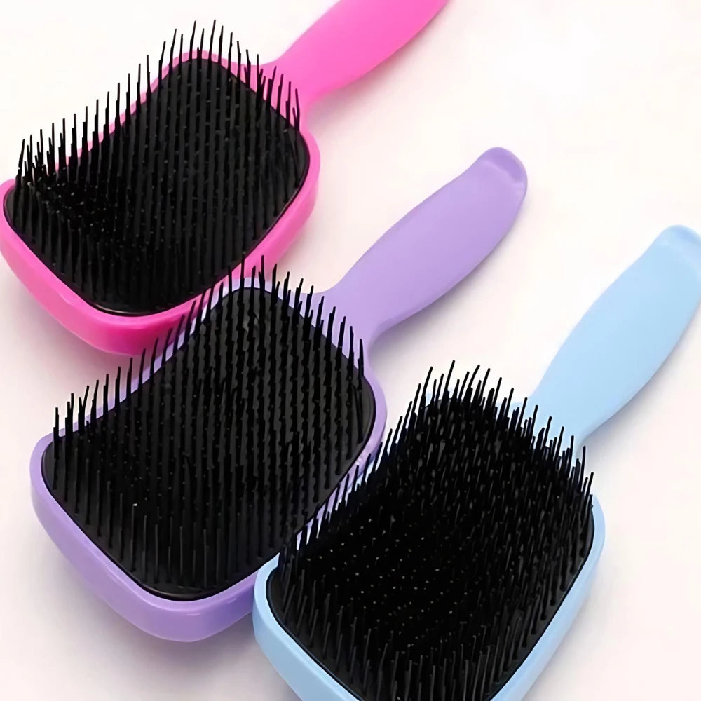 Escova Raquete Flex Para Desembaraçar Cabelos Para Todos Os Tipos De Cabelos