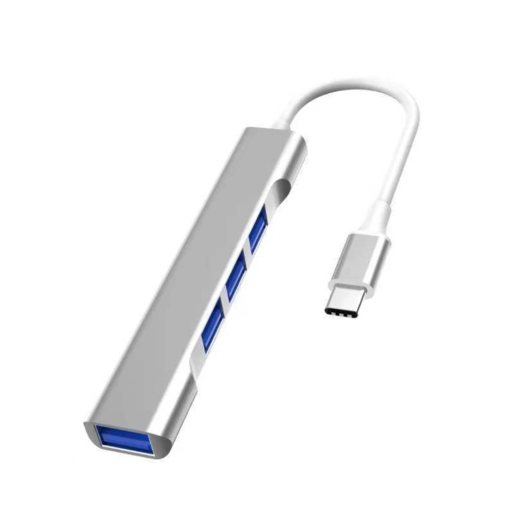 Hub USB 3.0 Tipo-C 4 Portas ORICO - 5Gbps de Alta Velocidade, Multiplicador Tipo-C Ultra