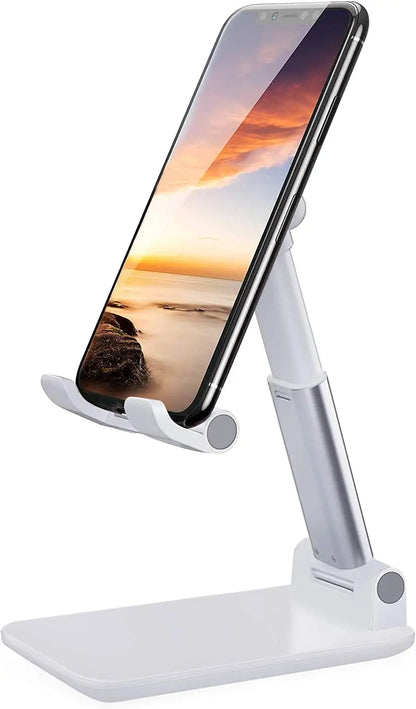 Suporte Dobrável de Mesa Para Celular e Tablet.