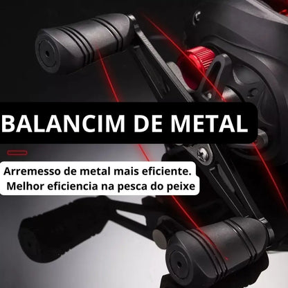 Carretilha pesca Rolamentos 8K Esquerdo 7.2:1 Rolamento Ultra leve Pesca Água Doce e Salgada Para Peixes Variados