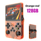 Console de Videogame Portátil Retro 128G R36S, Sistema Linux, Tela IPS de 3,5 Polegadas, Player de Vídeo Portátil R35s Pro com 64GB de Jogos