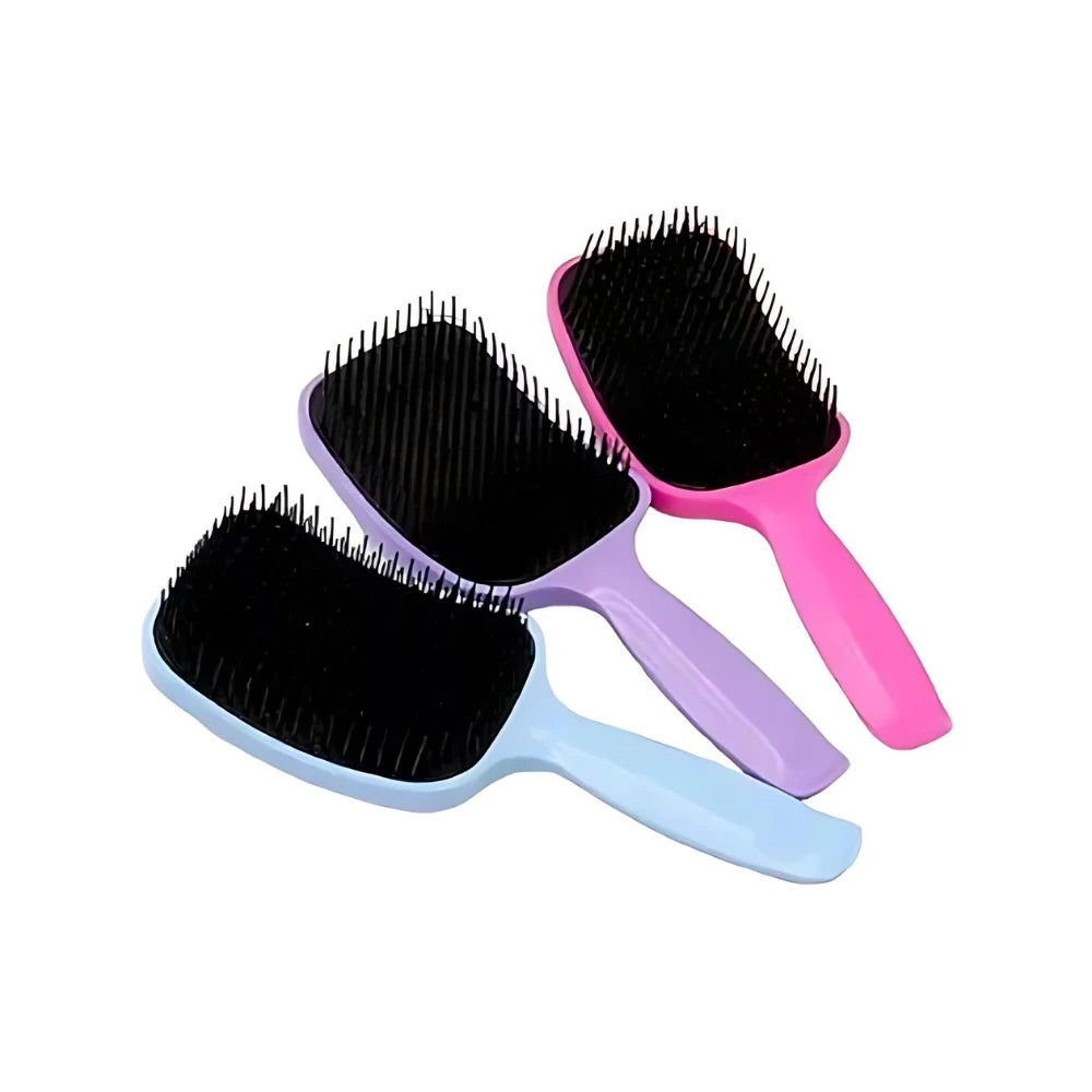 Escova Raquete Flex Para Desembaraçar Cabelos Para Todos Os Tipos De Cabelos