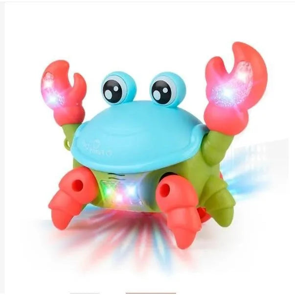 Brinquedo Caranguejo Fujão Musical com Som, Luz e Movimento - Diversão Garantida!