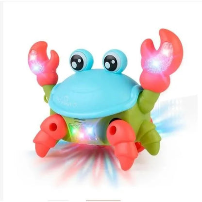 Brinquedo Caranguejo Fujão Musical com Som, Luz e Movimento - Diversão Garantida!