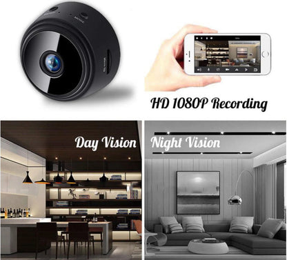 Câmera A9 HD 1080P com Visão Noturna e Wifi - Mini Câmera de Vigilância Sem Fio