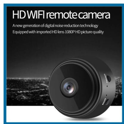 Câmera A9 HD 720P com Visão Noturna e Wifi - Mini Câmera Sem Fio para Vigilância