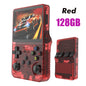 Console de Videogame Portátil Retro 128G R36S, Sistema Linux, Tela IPS de 3,5 Polegadas, Player de Vídeo Portátil R35s Pro com 64GB de Jogos