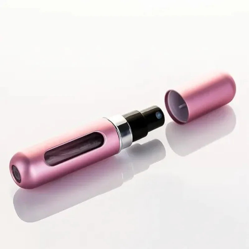 Mini Cápsula Spray Porta Perfume 5ml Recarregáveis Ideal p/ Viagens/Festas/Trabalho
