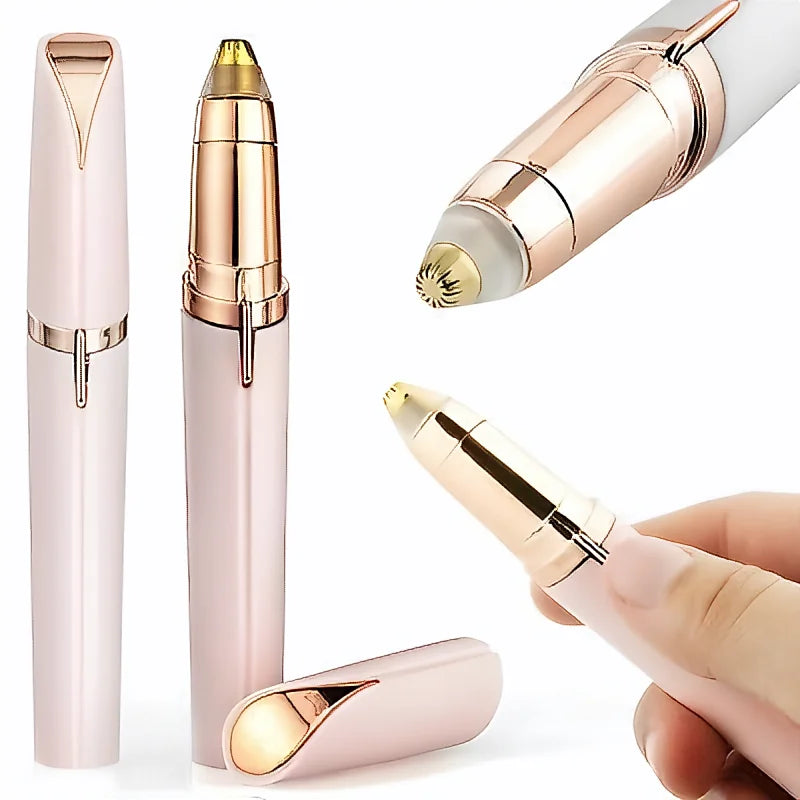 Caneta Depiladora para Sobrancelhas Elétrico Recarregável Com Usb