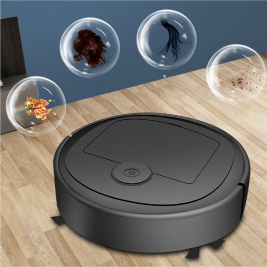Mini Aspirador De Pó Doméstico Robô Inteligente