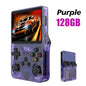 Console de Videogame Portátil Retro 128G R36S, Sistema Linux, Tela IPS de 3,5 Polegadas, Player de Vídeo Portátil R35s Pro com 64GB de Jogos