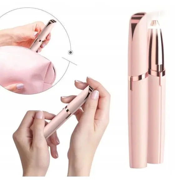 Caneta Depiladora para Sobrancelhas Elétrico Recarregável Com Usb