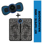 Kit Tapete Massageador + Mini Massageadora Elétrico Cervical