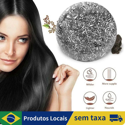 Cabelo branco reparação cor do cabelo + condicionador natural, anti perda de cabelo, 60g