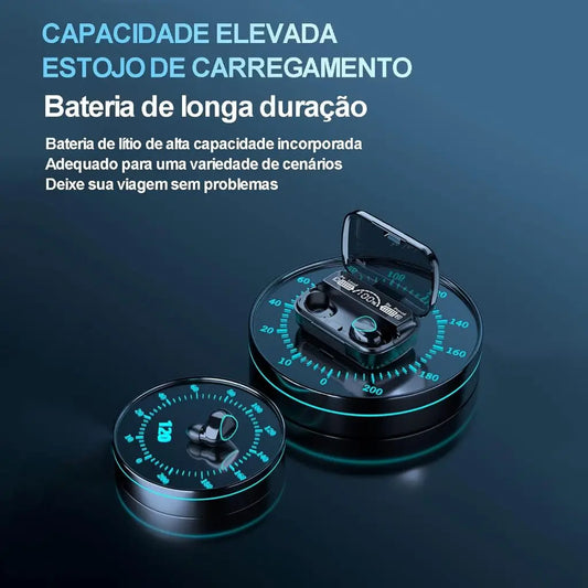 Fone De Ouvido bluetooth Com Carregador.