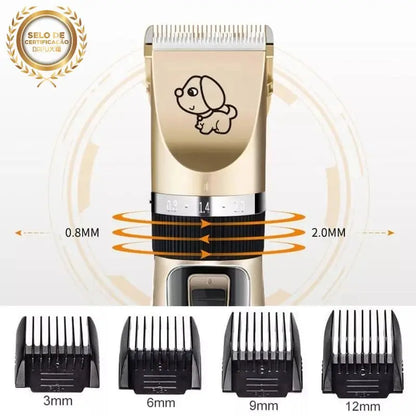Máquina de Tosa Bateria Recarregável Pet Dog Hair Machine Tosa Envio Imediato