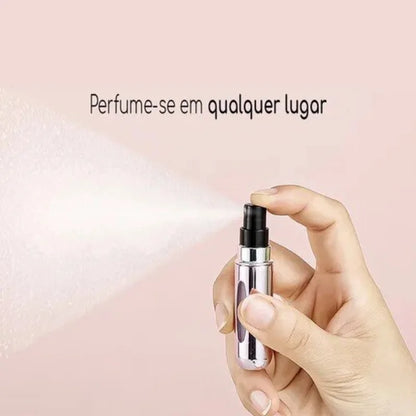 Mini Cápsula Spray Porta Perfume 5ml Recarregáveis Ideal p/ Viagens/Festas/Trabalho