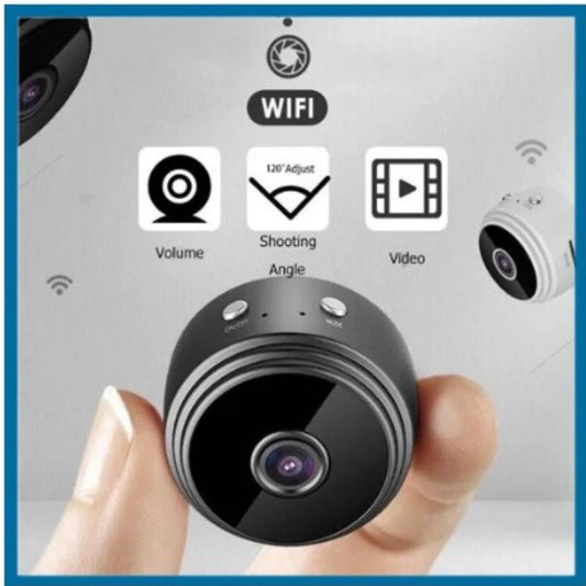 Câmera A9 HD 720P com Visão Noturna e Wifi - Mini Câmera Sem Fio para Vigilância