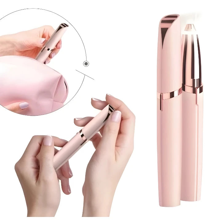 Caneta Depiladora para Sobrancelhas Elétrico Recarregável Com Usb