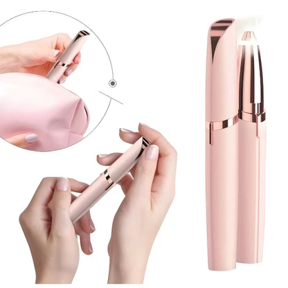 Caneta Depiladora para Sobrancelhas Elétrico Recarregável Com Usb