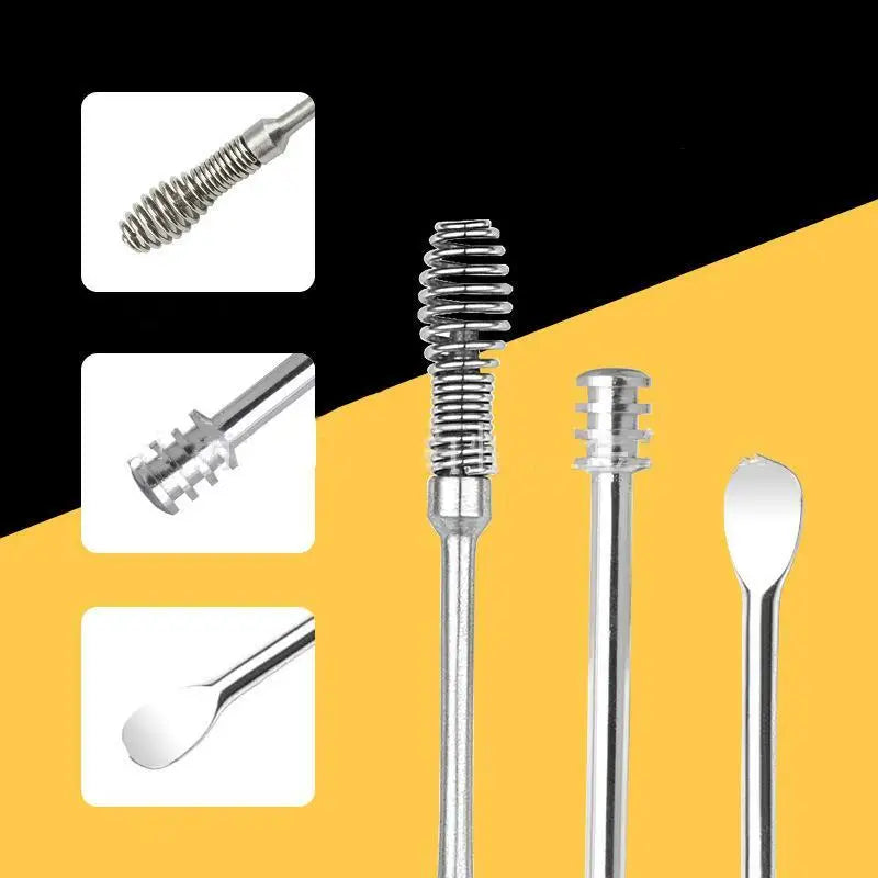Kit De Limpeza De Cera Removedor De Cera De Ouvido Removedor De Limpeza De Cera