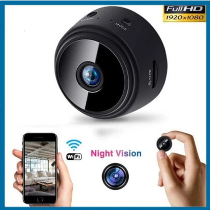 Câmera A9 HD 720P com Visão Noturna e Wifi - Mini Câmera Sem Fio para Vigilância