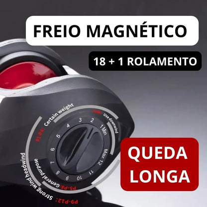 Carretilha pesca Rolamentos 8K Esquerdo 7.2:1 Rolamento Ultra leve Pesca Água Doce e Salgada Para Peixes Variados