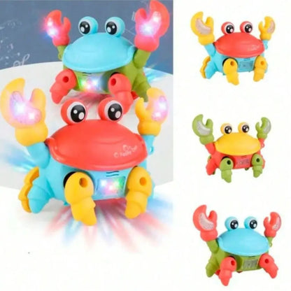 Brinquedo Caranguejo Fujão Musical com Som, Luz e Movimento - Diversão Garantida!