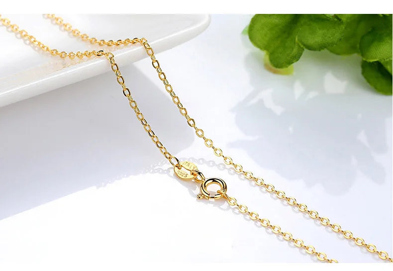 Colar Feminino Hoyon Puro 14k Banhado a Ouro – Joia Elegante e Sofisticada para o Pescoço