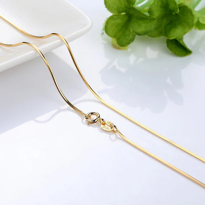 Colar Feminino Hoyon Puro 14k Banhado a Ouro – Joia Elegante e Sofisticada para o Pescoço