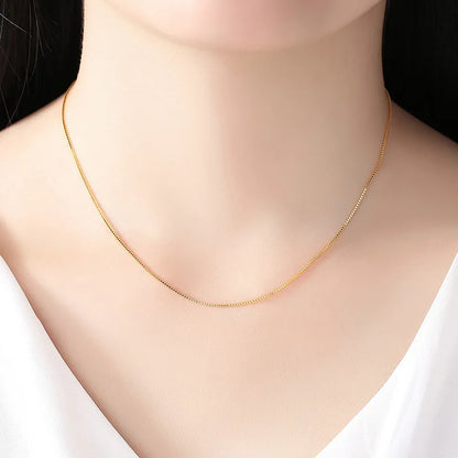 Colar Feminino Hoyon Puro 14k Banhado a Ouro – Joia Elegante e Sofisticada para o Pescoço
