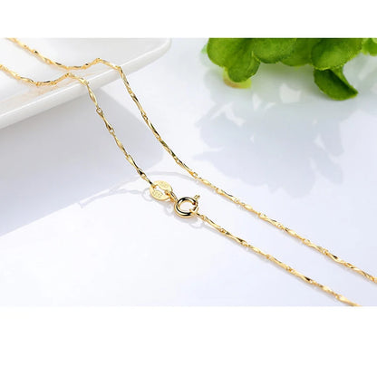 Colar Feminino Hoyon Puro 14k Banhado a Ouro – Joia Elegante e Sofisticada para o Pescoço