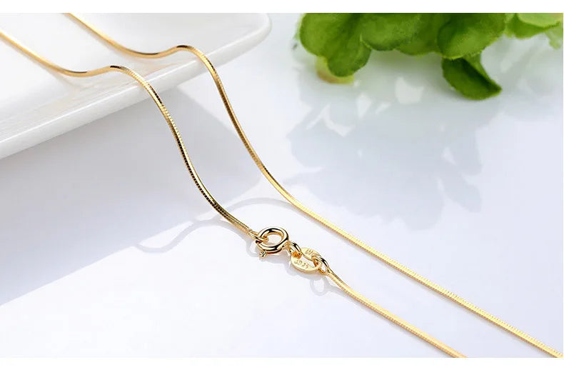Colar Feminino Hoyon Puro 14k Banhado a Ouro – Joia Elegante e Sofisticada para o Pescoço